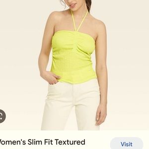 Neon Halter Tube Top NWT